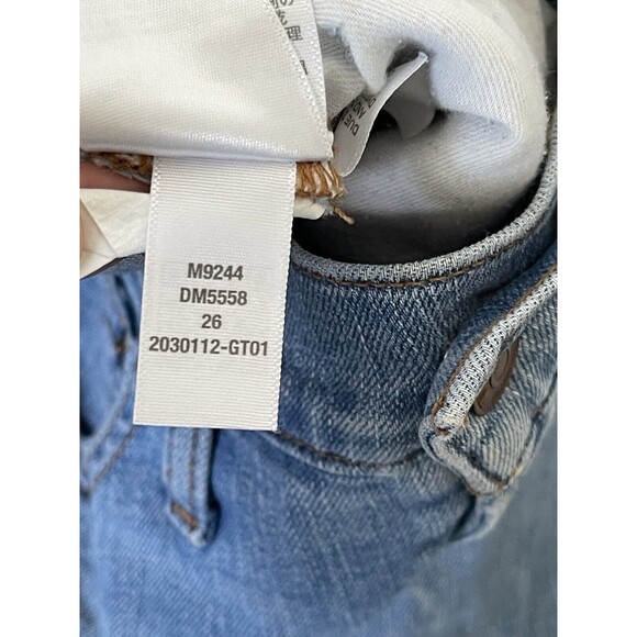 Madewell Jeans Adult‎ Size 26 Blue The Perfect Vintage Jean Distressed Womens - Picture 5 of 12